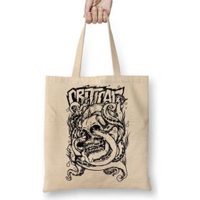 Baskı Dükkanı Criticalz Skull Bez Çanta