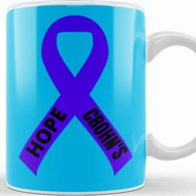 Baskı Dükkanı Crohn's Colıtıs Awareness Warrior Unbreakable Usa Kupa