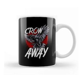 Baskı Dükkanı Crow Away Pun Funny Antisocial Gamer Introvert Kupa