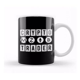 Baskı Dükkanı Crypto Trader Bitcoin Blockchain Distressed 02 Kupa