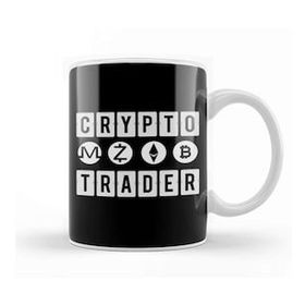 Baskı Dükkanı Crypto Trader Bitcoin Blockchain Distressed 02 Kupa
