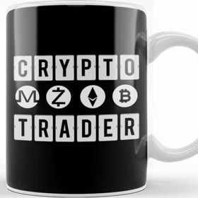 Baskı Dükkanı Crypto Trader Bitcoin Blockchain Distressed 02 Kupa