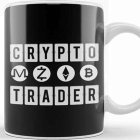 Baskı Dükkanı Crypto Trader Bitcoin Cryptocurrency Blockchain Kupa