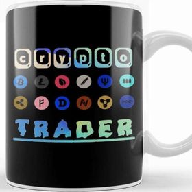 Baskı Dükkanı Crypto Trader Bitcoin Cryptocurrency Kupa