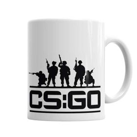 Baskı Dükkanı Cs Go Squad Sihirli Porselen Kupa