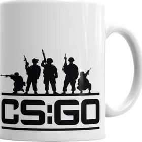 Baskı Dükkanı Cs Go Squad Sihirli Porselen Kupa