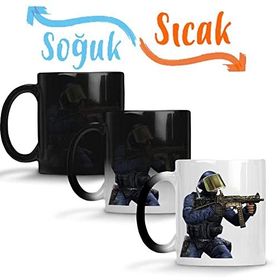 Baskı Dükkanı Csgo Counter Strike 02 Sihirli Porselen Kupa