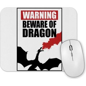 Baskı Dükkanı Cuidado Dragao Feroz Mouse Pad