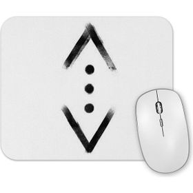 Baskı Dükkanı Çukur Dövme İllustrasyon Mouse Pad