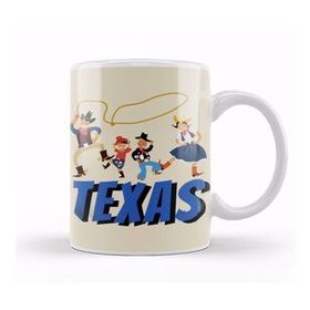 Baskı Dükkanı Culture Texas Love Vintage Retro Kupa Bardak