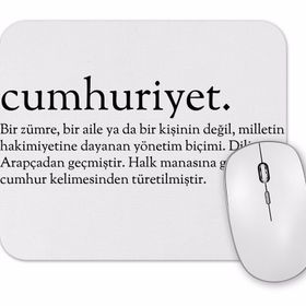 Baskı Dükkanı Cumhuriyet Mouse Pad