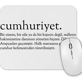 Baskı Dükkanı Cumhuriyet Mouse Pad