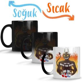 Baskı Dükkanı Cuphead 01 Sihirli Porselen Kupa Bardak
