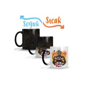 Baskı Dükkanı Cuphead 01 Sihirli Porselen Kupa Bardak