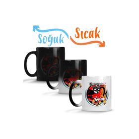 Baskı Dükkanı Cuphead Don't Deal With The Devil Sihirli Porselen Kupa Bardak