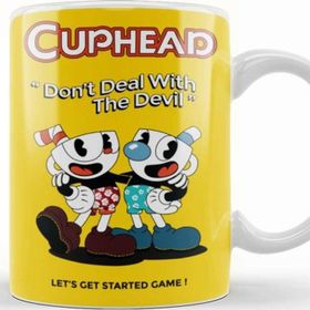Baskı Dükkanı Cuphead Don't Deal With The Devil Sihirli Porselen Kupa Bardak