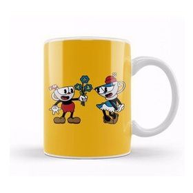 Baskı Dükkanı Cuphead Meets Teacuphead Kupa Bardak
