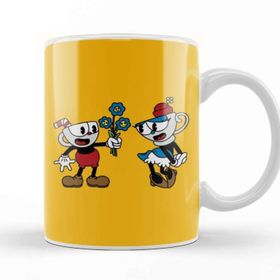 Baskı Dükkanı Cuphead Meets Teacuphead Kupa Bardak
