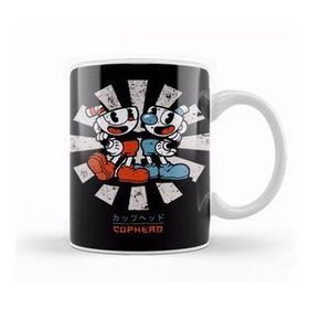 Baskı Dükkanı Cuphead Retro Japanese Kupa Bardak
