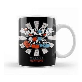 Baskı Dükkanı Cuphead Retro Japanese Kupa Bardak