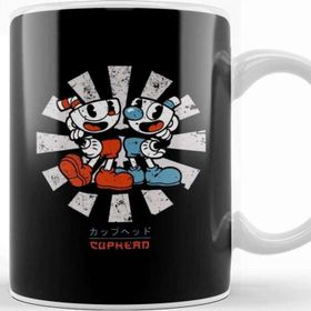 Baskı Dükkanı Cuphead Retro Japanese Kupa Bardak