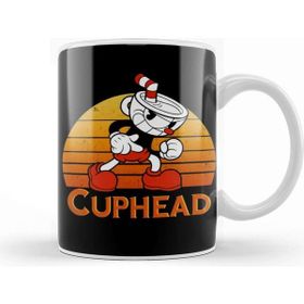 Baskı Dükkanı Cuphead Vintage Sunset Kupa Bardak