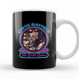 Baskı Dükkanı Curtis Mayfield The Gentle Genius Kupa Bardak