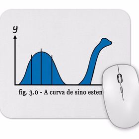 Baskı Dükkanı Curva De Sino Estendida Mouse Pad