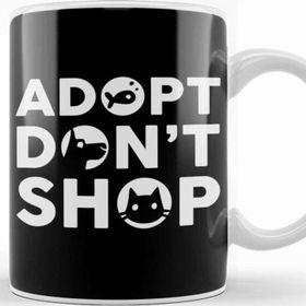 Baskı Dükkanı Cute Adopt Don T Shop Rescue Pet Owners Lovers Kupa