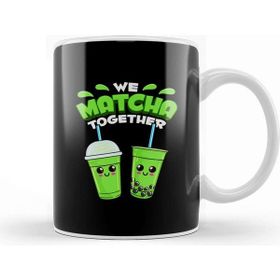 Baskı Dükkanı Cute & Adorable We Matcha Together Food Pun Kupa Bardak