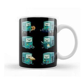 Baskı Dükkanı Cute Adventure Time Bmo Hello 01 Kupa