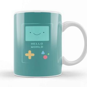 Baskı Dükkanı Cute Adventure Time Bmo Hello World Programmer Programming Female Kupa