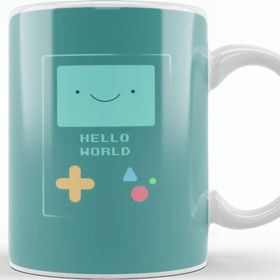 Baskı Dükkanı Cute Adventure Time Bmo Hello World Programmer Programming Female Kupa