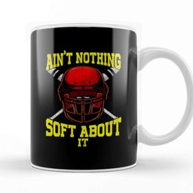 Baskı Dükkanı Cute Aint Nothing Soft About It Softball Pun Kupa Bardak