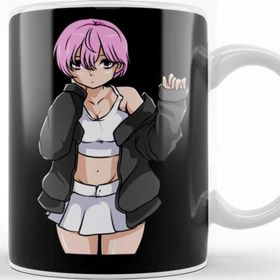 Baskı Dükkanı Cute Anime Girl Kawaii Waifu Senpai Japanese Kupa