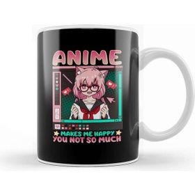 Baskı Dükkanı Cute Anime Makes Me Happy You Not So Much Waifu Kupa