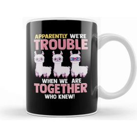Baskı Dükkanı Cute Apparently We're Trouble When We Are Together Kupa