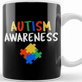 Baskı Dükkanı Cute Autism Awareness Colorful Puzzle Kupa