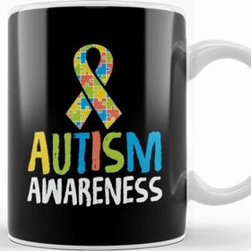 Baskı Dükkanı Cute Autism Awareness Ribbon Autistic Supporter Kupa