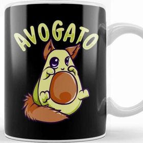 Baskı Dükkanı Cute Avogato Avocado Cat Funny Kitty Avo Gato Pun Kupa