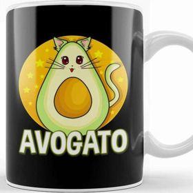 Baskı Dükkanı Cute Avogato Avocado Cat Funny Kitty Avo Gato Pun Kupa