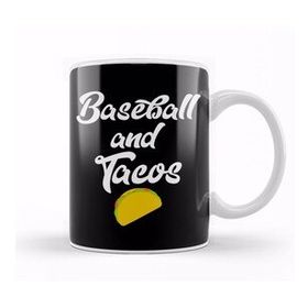 Baskı Dükkanı Cute Baseball and Tacos Base Ball Players Kupa Bardak