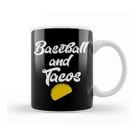Baskı Dükkanı Cute Baseball and Tacos Base Ball Players Kupa Bardak