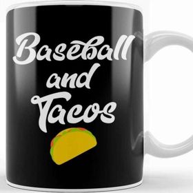 Baskı Dükkanı Cute Baseball and Tacos Base Ball Players Kupa Bardak