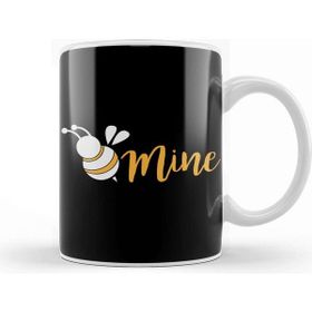 Baskı Dükkanı Cute Be Mine Bee Valentines Day Adorable Pun Kupa Bardak
