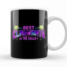 Baskı Dükkanı Cute Best Classmate In the Galaxy Space Galactic Kupa Bardak
