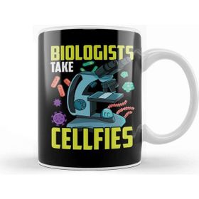 Baskı Dükkanı Cute Biologists Take Cellfies Science Selfies Pun Kupa