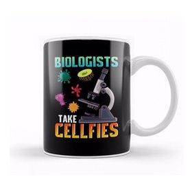 Baskı Dükkanı Cute Biologists Take Cellfies Selfies Biology Pun Kupa Bardak