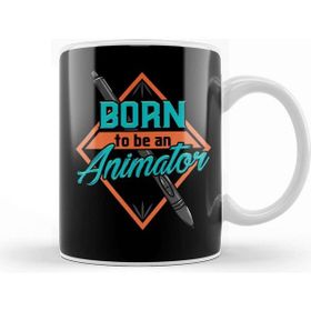 Baskı Dükkanı Cute Born to Be an Animator Professional Animating Kupa