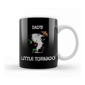 Baskı Dükkanı Cute Dad S Little Tornado Kids Kupa Bardak